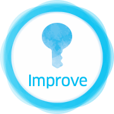 improve icon english
