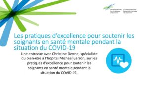 French Best Practices For Supporting The Mental Health Of Healthcare Workers During COVID-19 Slide 1