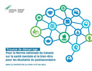 Couverture de la Trousse de démarrage :
Pour la Norme nationale du Canada
sur la santé mentale et le bien-être
pour les étudiants du postsecondaire
DANS LE CONTEXTE DE LA COVID-19 ET AU-DELÀ