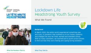 Lockdown Life. Youth Survey Slide 1