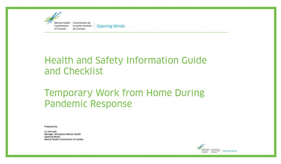 Health and Safety Information Guide and Checklist Slide 1