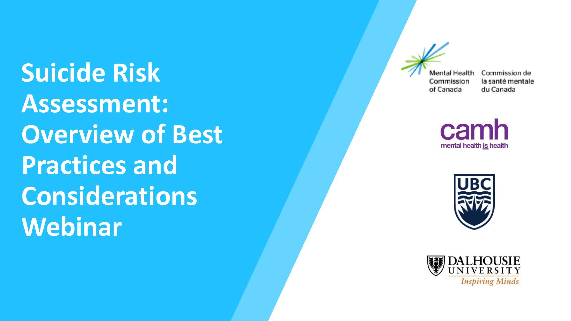 Suicide Risk Assessment Overview Of Best Practices And Considerations Mental Health 