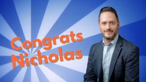 Congrats Nicholas!
