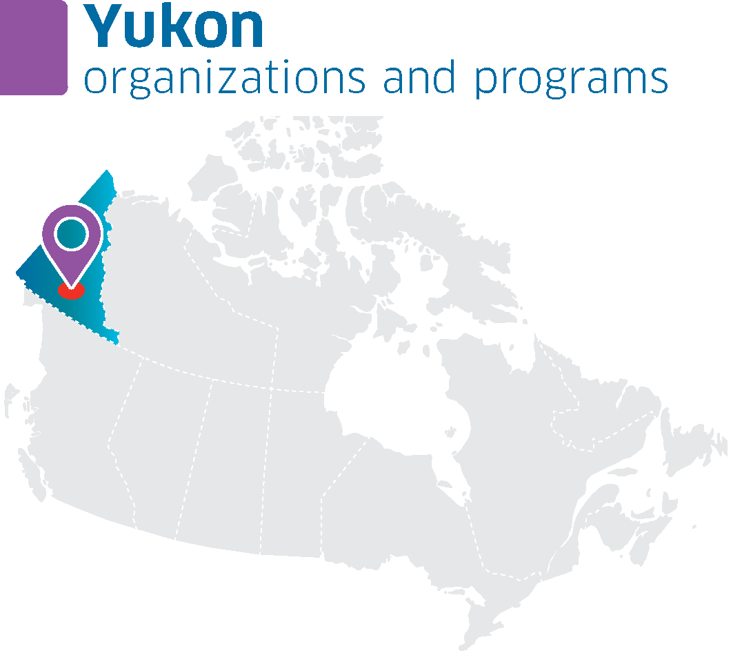 A map of Canada in which Yukon is highlighted.