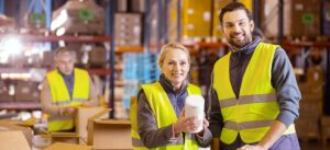 shipping workers male and female