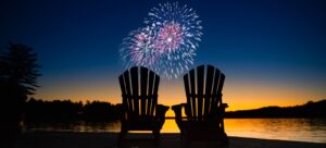 Canada day fireworks