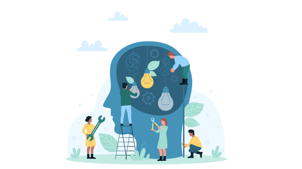 People problem solving a problem