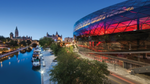 Ottawa Shaw Center and Redeau Canal